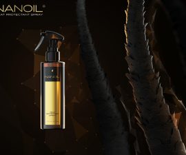 varmebeskyttende spray til hår Nanoil