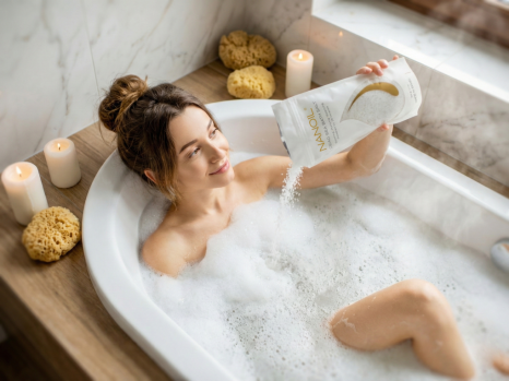 nanoil badesalt badekar